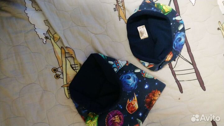 Комплект шапка, снуд на флисе