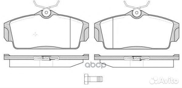 704 10 D1230-01715 010B-sxfdb1096 колодки
