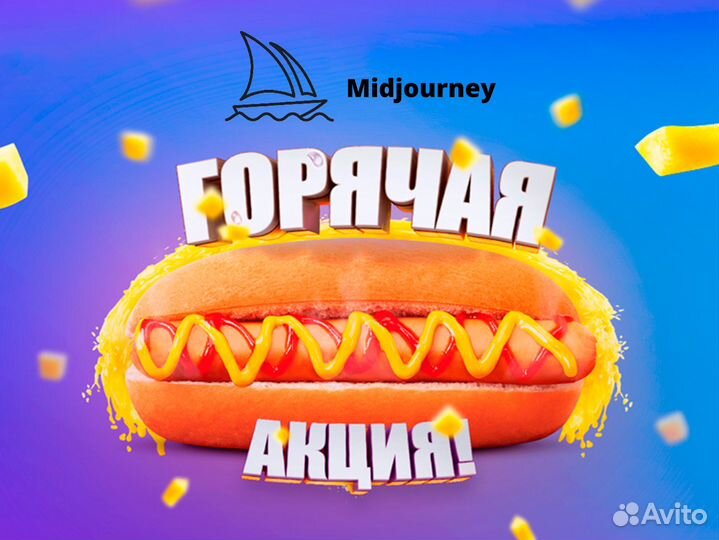 Миджорни midjourney 5V онлайн нейросеть + сервер