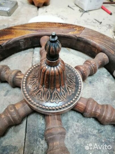 Деревянная люстра 