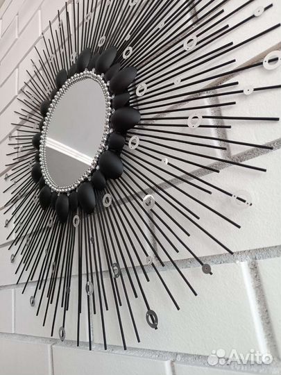 Зеркало солнце декоративное. Подарок