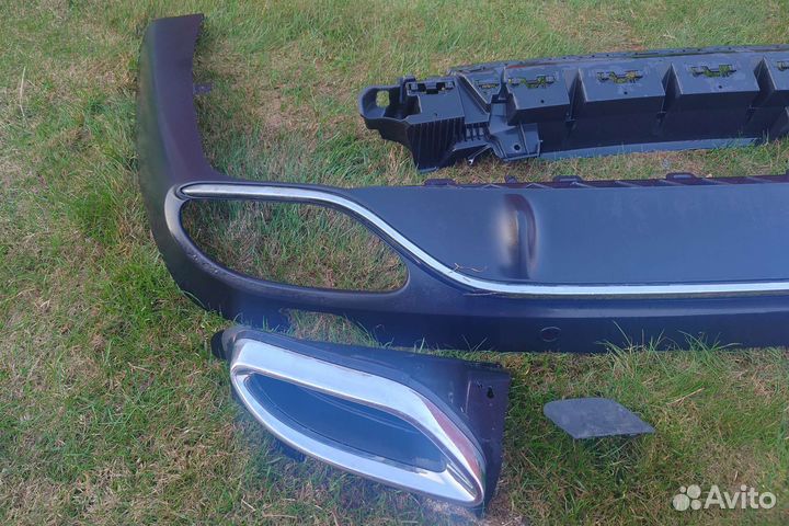 Насадка заднего бампера Mercedes cls c 257