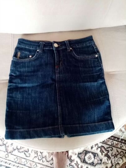 Джинсовая юбка Trussardi