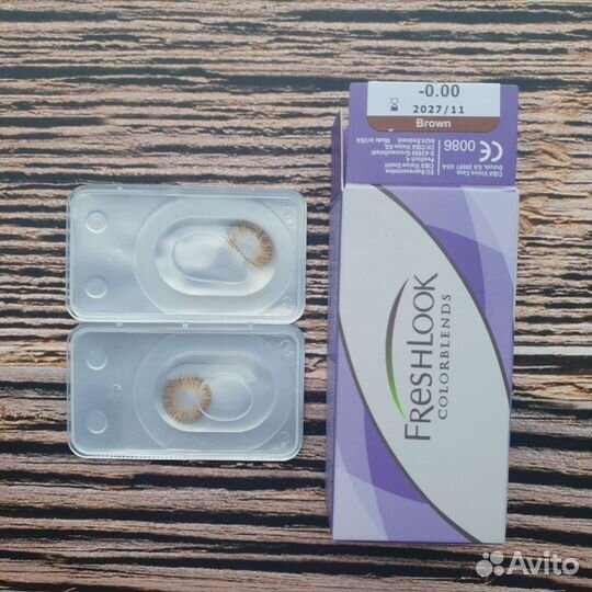 Линзы цветные