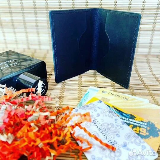 Картхолдер. Визитница. Натуральная кожа