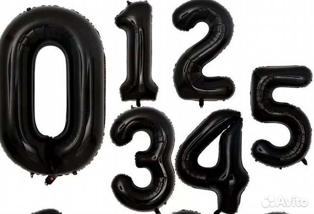Шары цыфры огромные