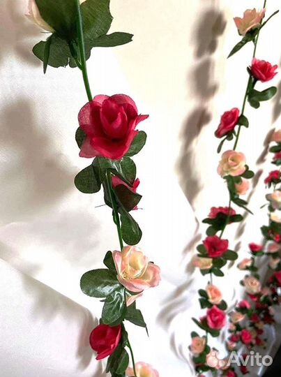 Искусственные розы искусственные цветы лианы