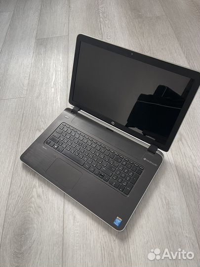 Ноутбук hp 17.3 intel 4 ядра 8gb ssd 256gb