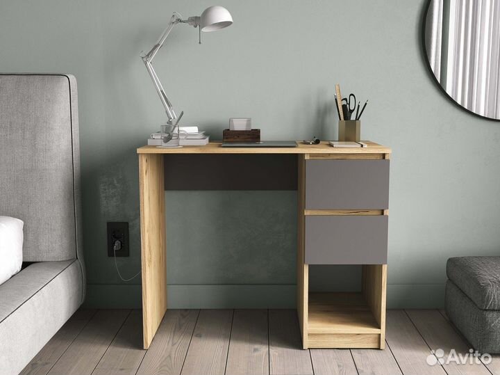 Письменный стол с 2 ящиками как IKEA Loft. Новый