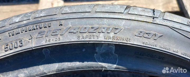 Goodyear Eagle F1 GS-D3 215/40 R17