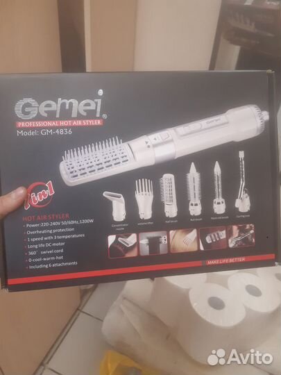 Gemei фен новый