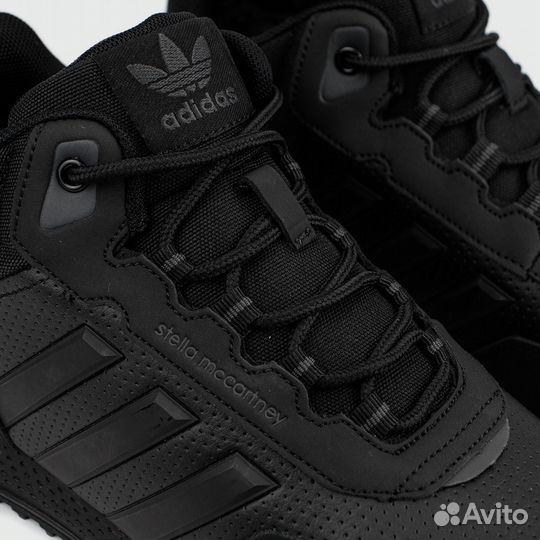 Adidas ZX 750 Mid Trp. Black с мехом