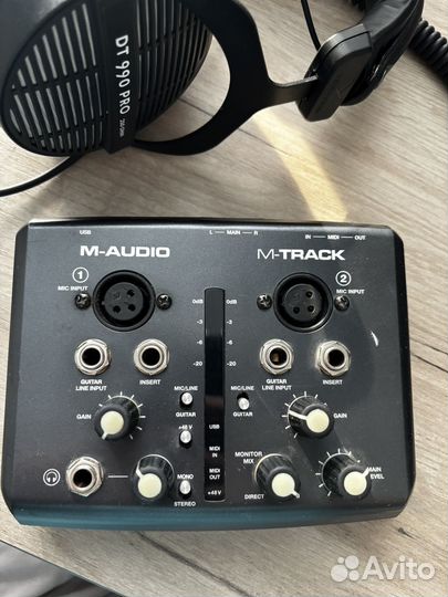 Звуковая карта m-audio m-track