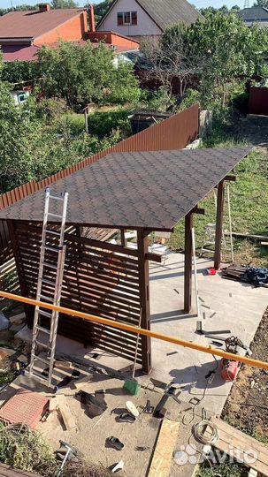 Строительство Хоз блоков, беседок из дерева