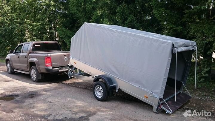 Прицеп сст 7132-09-Ш (Тент и Дуги 1.53 Скос)