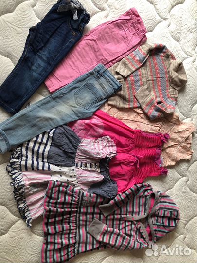Вещи пакетом на девочку 86-92