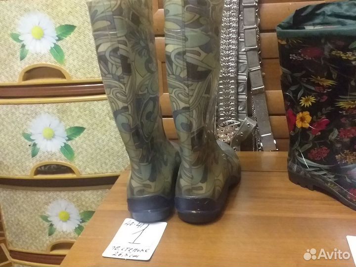 Женские резиновые сапоги36