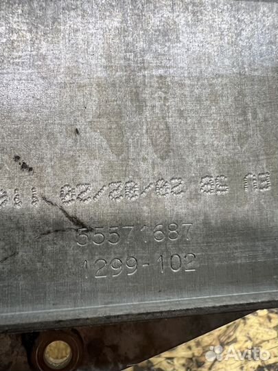 Радиатор масляный теплообменник Опель Астра J