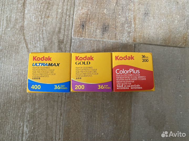 Фотопленки kodak colorplus gold ultramax 35мм