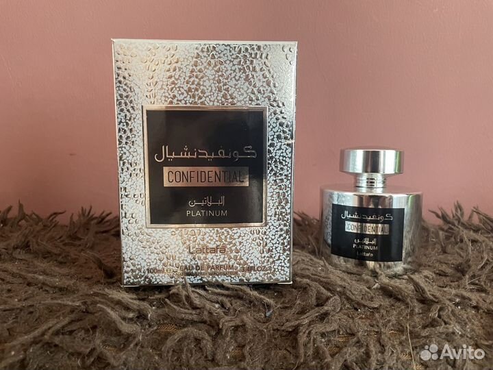 Lattafa confedential platinum парфюм
