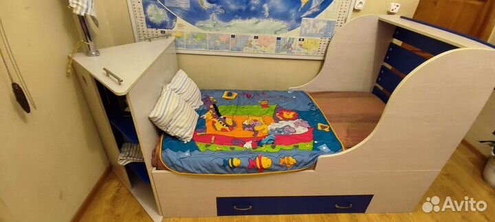 Детская кровать корабль