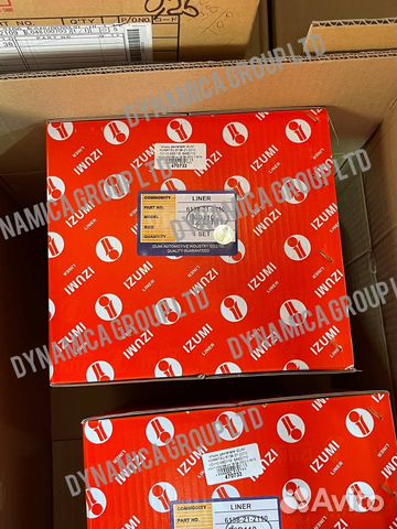 Гильзы двигателя izumi komatsu 6138-21-2210 6D110