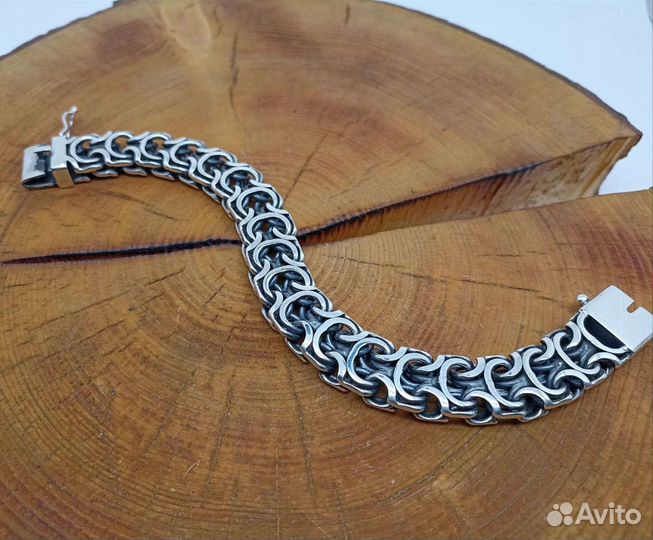 Серебряный браслет рамзес