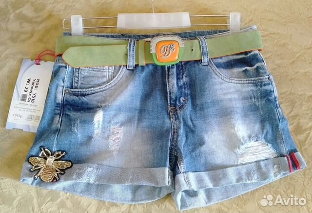 Шорты джинсовые новые