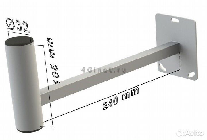 E3372 с антенной 2х20dBi zeta MiMo BOX