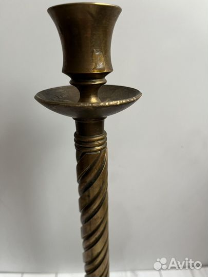 Подсвечники бронза и латуть