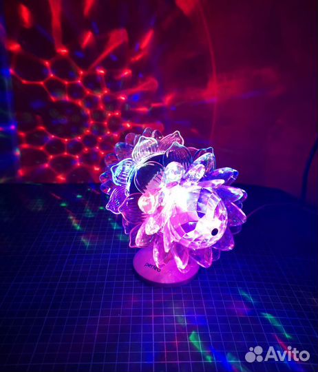 Светодиодная диско-лампа, диско-шар