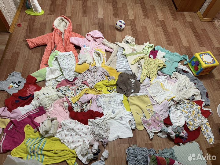 Огромный Пакет одежды для девочки