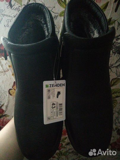 Ботинки зимние новые 43 размер зендер