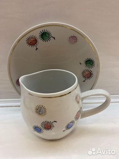 Молочник, тарелки, пиалы, салатник, блюдца СССР