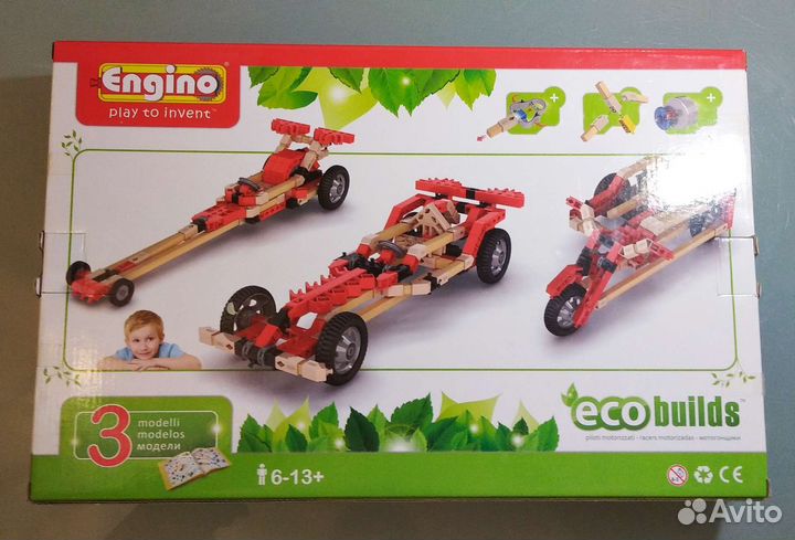 Конструктор Engino гоночный автомобиль