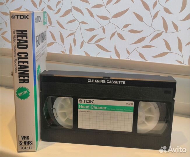 Чистящая кассета тdk для видеоголовок VHS