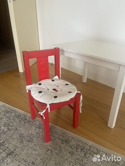 Детский стол и стул IKEA икея