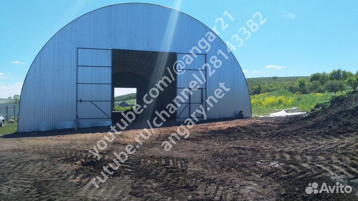 Ангар под ключ 185 м2