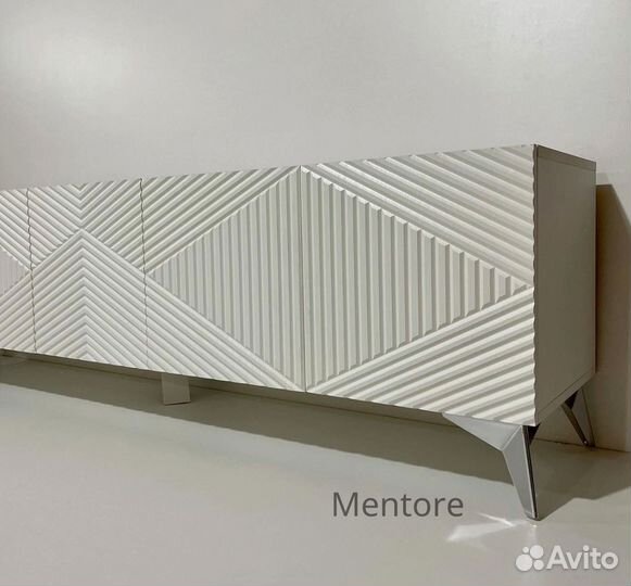 Тумба тв Bravo в белом цвете (конструктор)