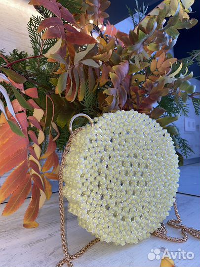 Сумка из бусин ручной работы