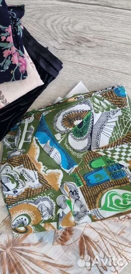 Новые, красивые отрезы ткани