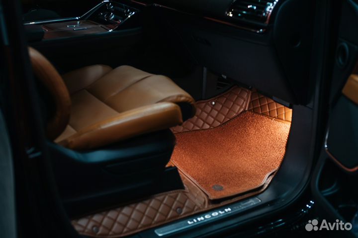 3Д коврики из экокожи на любой автомобиль