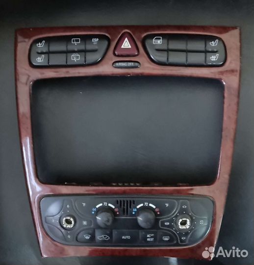 Блок кнопок аварийки и климат контролем Mercedes