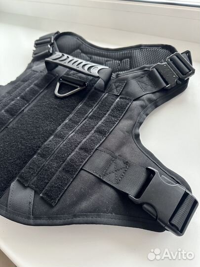 Шлейка для собак усиленная тактическая для крупных