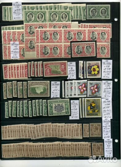 Почтовые марки стран Британского содружества