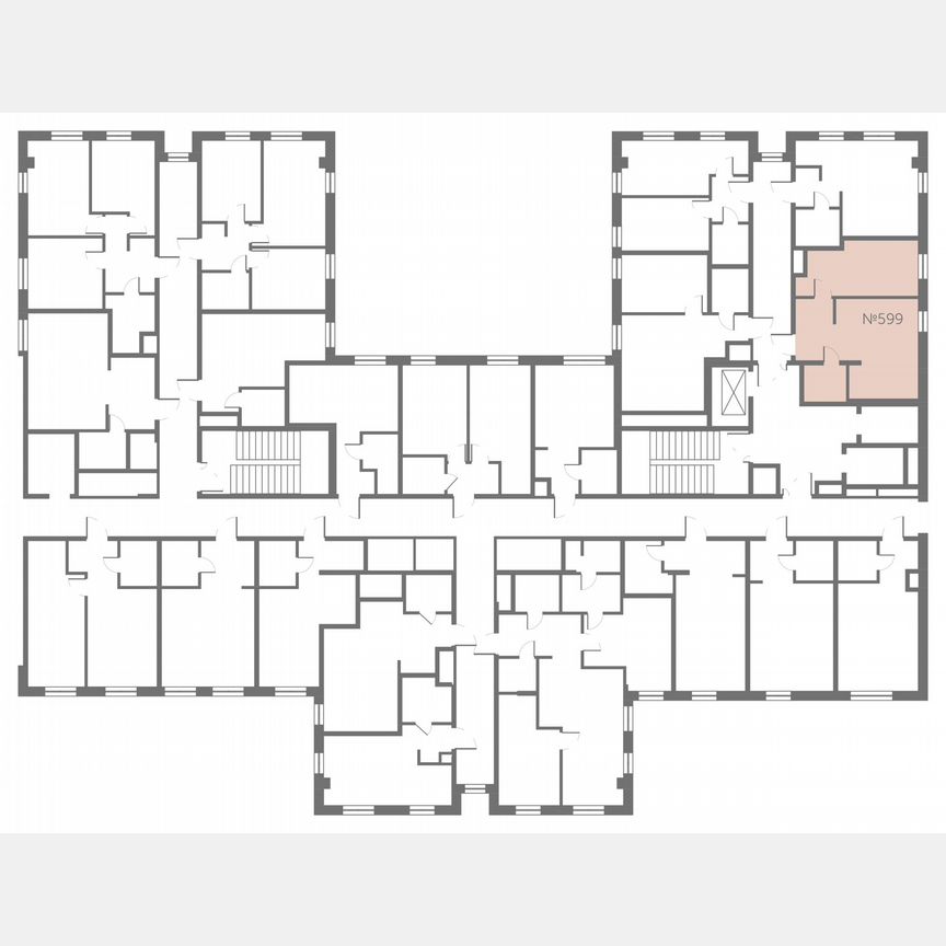 1-к. апартаменты, 38,6 м², 9/13 эт.