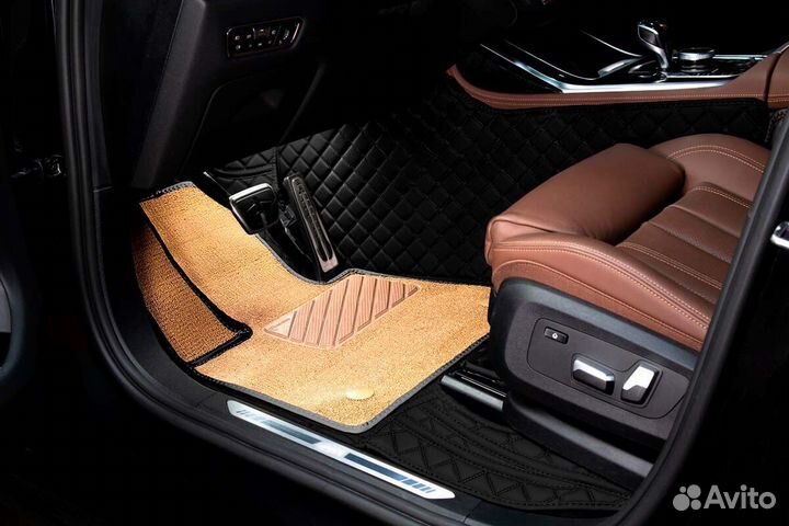 3D Коврики Audi A6 C6 C7 C8 allroad Экокожа Салон