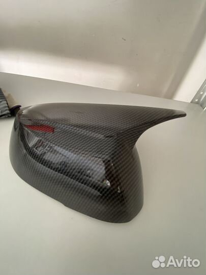 Карбоновый спойлер и накладки на зеркала m style