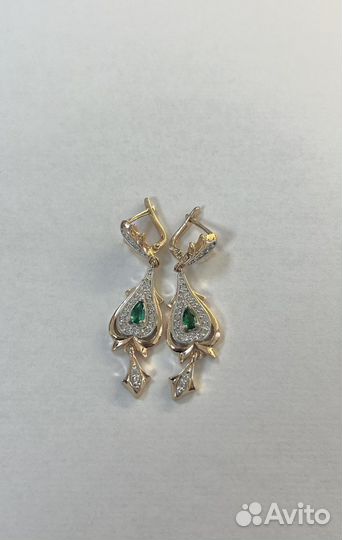 Золотые серьги