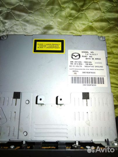 Штатная магнитола на Mazda cx7